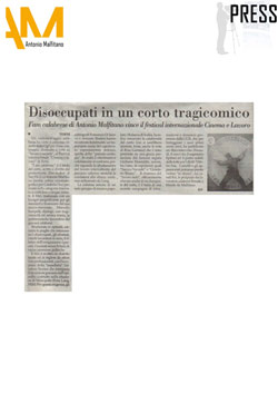 Disoccupato in un corto tragicomico