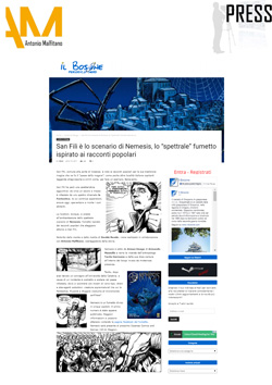 San Fili è lo scenario di Nemesis, lo spettrale fumetto ispirato ai racconti popolari