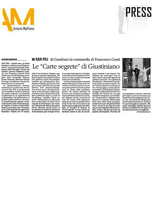 Le Carte Segrete di Giustiniano